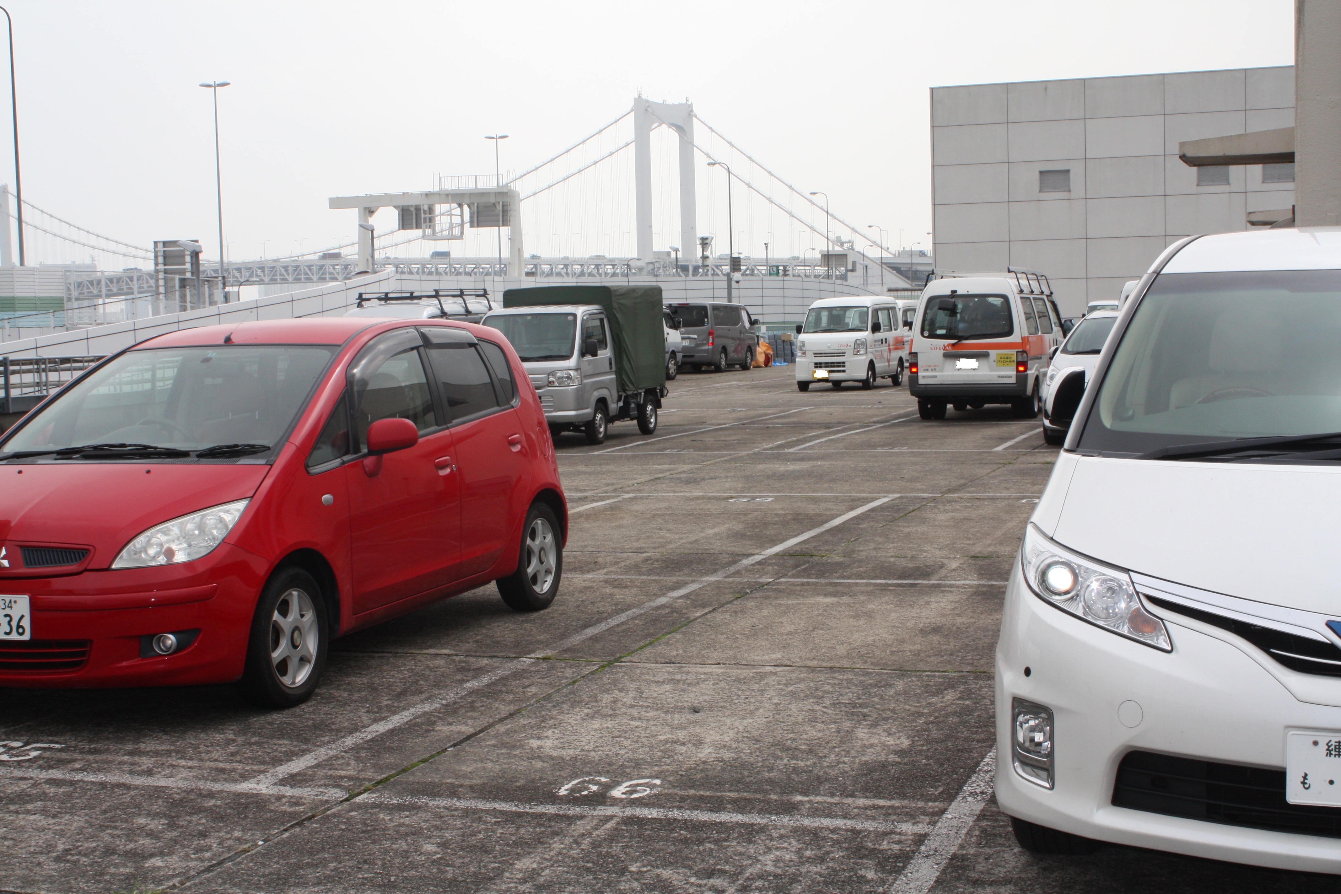 安田倉庫芝浦営業所６号倉庫屋上駐車場