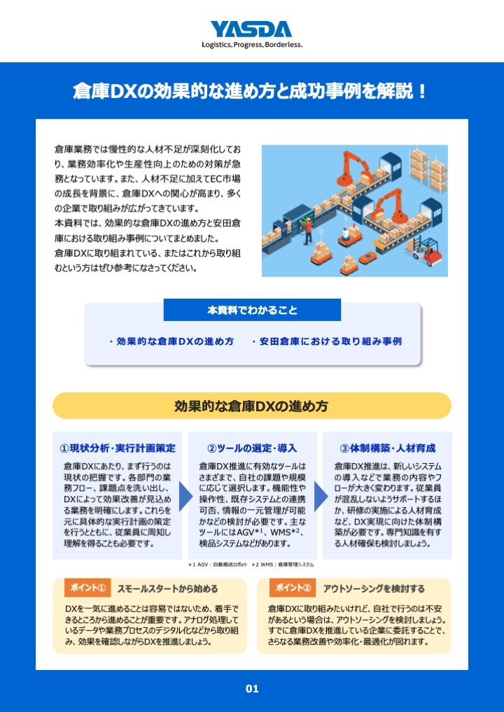 倉庫DXの効果的な進め方と成功事例を解説！