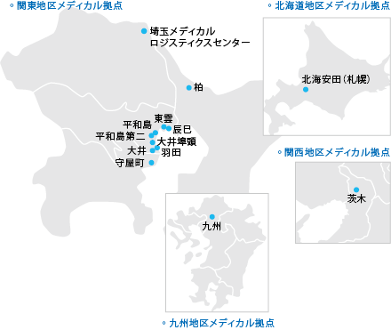 メディカル拠点 地図